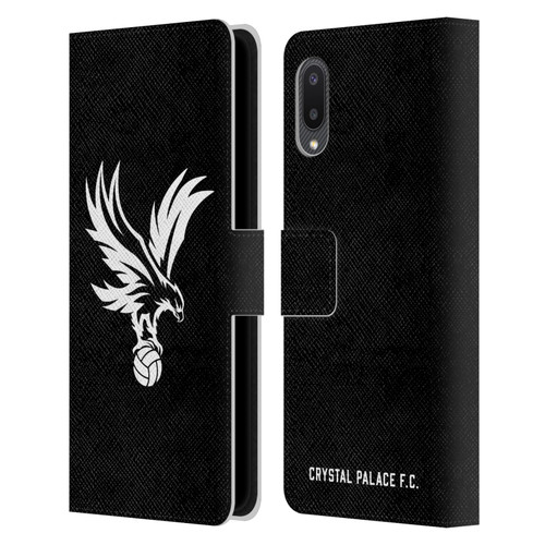 Crystal Palace FC Crest Eagle Grey Leather Book Wallet Case Cover For Samsung Galaxy A02/M02 (2021)