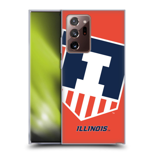 University Of Illinois U Of I University Of Illinois Oversized Icon Soft Gel Case for Samsung Galaxy Note20 Ultra / 5G