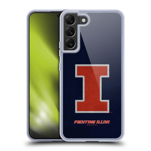 University Of Illinois U Of I University Of Illinois Distressed Look Soft Gel Case for Samsung Galaxy S22+ 5G