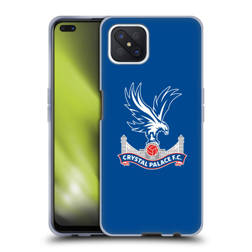 Crystal Palace FC Crest Plain Soft Gel Case for OPPO Reno4 Z 5G