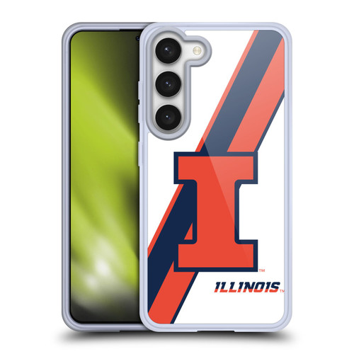 University Of Illinois U Of I University Of Illinois Stripes Soft Gel Case for Samsung Galaxy S23 5G