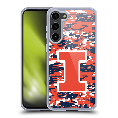 University Of Illinois U Of I University Of Illinois Digital Camouflage Soft Gel Case for Samsung Galaxy S23+ 5G