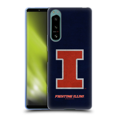 University Of Illinois U Of I University Of Illinois Distressed Look Soft Gel Case for Sony Xperia 5 IV