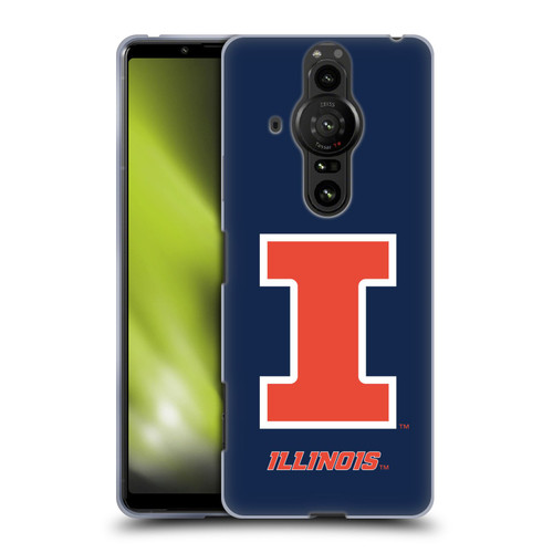 University Of Illinois U Of I University Of Illinois Plain Soft Gel Case for Sony Xperia Pro-I