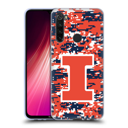 University Of Illinois U Of I University Of Illinois Digital Camouflage Soft Gel Case for Xiaomi Redmi Note 8T