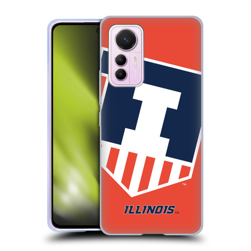 University Of Illinois U Of I University Of Illinois Oversized Icon Soft Gel Case for Xiaomi 12 Lite