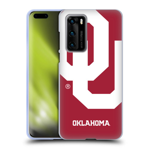 University of Oklahoma OU The University of Oklahoma Oversized Icon Soft Gel Case for Huawei P40 5G