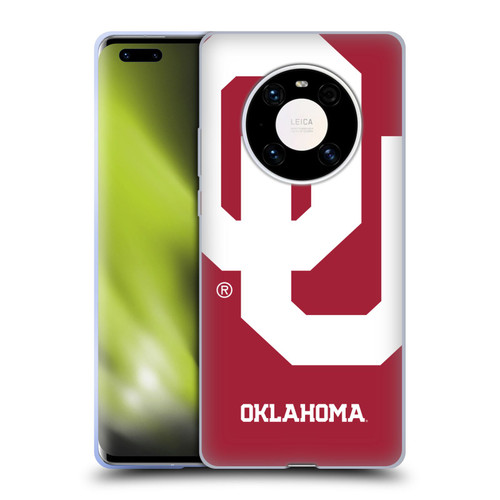 University of Oklahoma OU The University of Oklahoma Oversized Icon Soft Gel Case for Huawei Mate 40 Pro 5G