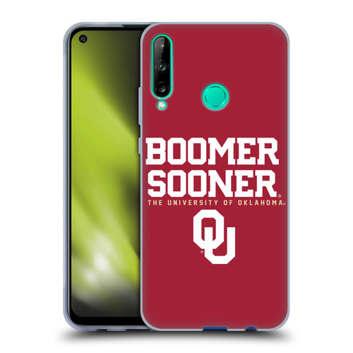 University of Oklahoma OU The University of Oklahoma Boomer Sooner Soft Gel Case for Huawei P40 lite E