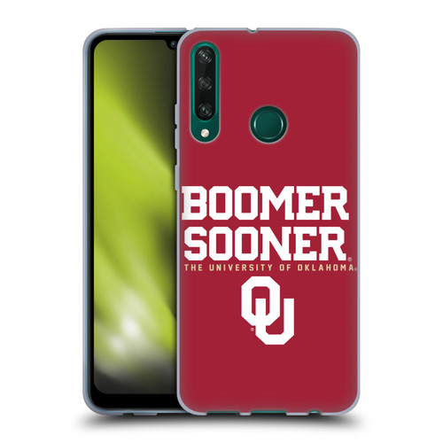 University of Oklahoma OU The University of Oklahoma Boomer Sooner Soft Gel Case for Huawei Y6p