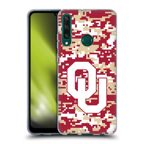 University of Oklahoma OU The University of Oklahoma Digital Camouflage Soft Gel Case for Huawei Y6p