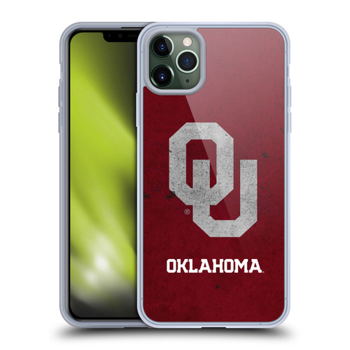 University of Oklahoma OU The University of Oklahoma Distressed Look Soft Gel Case for Apple iPhone 11 Pro Max