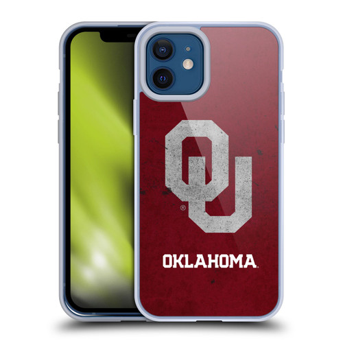 University of Oklahoma OU The University of Oklahoma Distressed Look Soft Gel Case for Apple iPhone 12 / iPhone 12 Pro