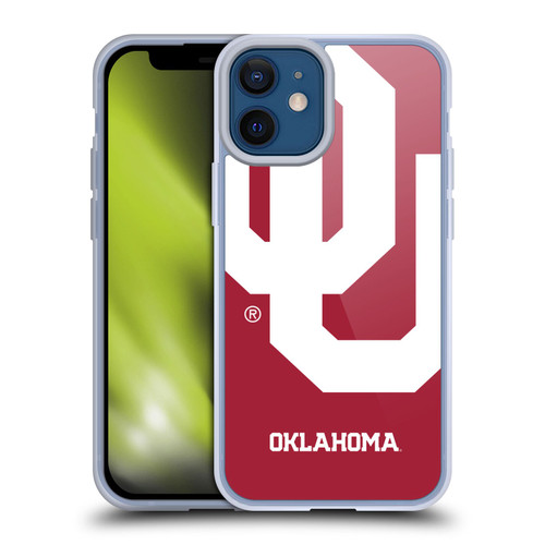 University of Oklahoma OU The University of Oklahoma Oversized Icon Soft Gel Case for Apple iPhone 12 Mini