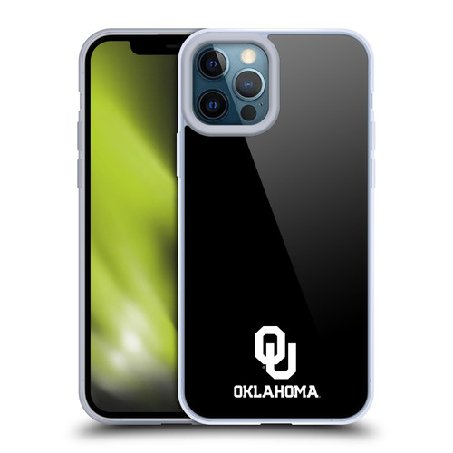 University of Oklahoma OU The University of Oklahoma Logo Soft Gel Case for Apple iPhone 12 Pro Max