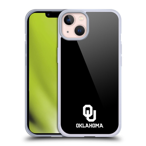 University of Oklahoma OU The University of Oklahoma Logo Soft Gel Case for Apple iPhone 13