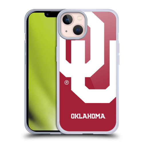 University of Oklahoma OU The University of Oklahoma Oversized Icon Soft Gel Case for Apple iPhone 13