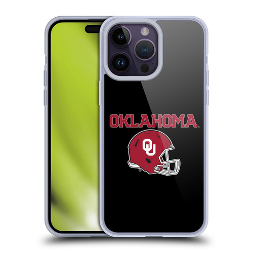 University of Oklahoma OU The University of Oklahoma Helmet Logotype Soft Gel Case for Apple iPhone 14 Pro Max