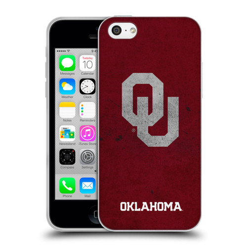 University of Oklahoma OU The University of Oklahoma Distressed Look Soft Gel Case for Apple iPhone 5c