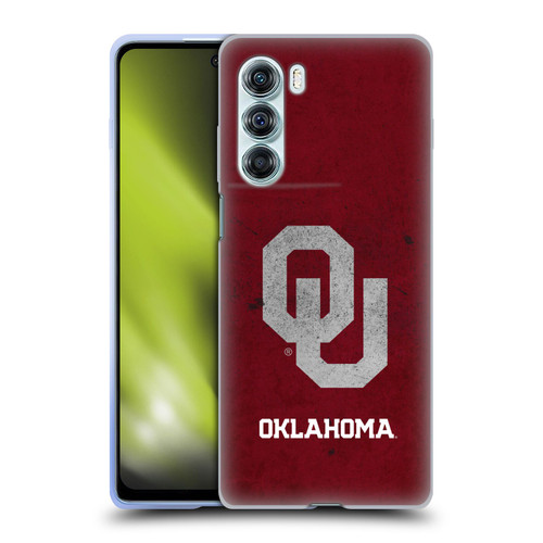 University of Oklahoma OU The University of Oklahoma Distressed Look Soft Gel Case for Motorola Edge S30 / Moto G200 5G