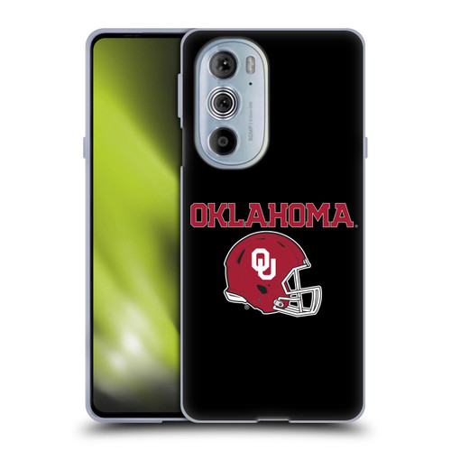 University of Oklahoma OU The University of Oklahoma Helmet Logotype Soft Gel Case for Motorola Edge X30