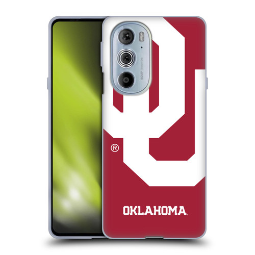 University of Oklahoma OU The University of Oklahoma Oversized Icon Soft Gel Case for Motorola Edge X30