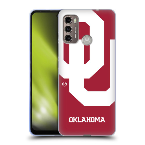 University of Oklahoma OU The University of Oklahoma Oversized Icon Soft Gel Case for Motorola Moto G60 / Moto G40 Fusion