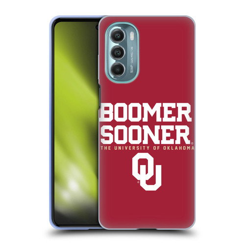 University of Oklahoma OU The University of Oklahoma Boomer Sooner Soft Gel Case for Motorola Moto G Stylus 5G (2022)