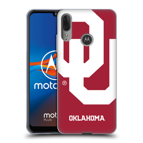 University of Oklahoma OU The University of Oklahoma Oversized Icon Soft Gel Case for Motorola Moto E6 Plus