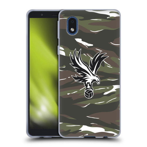 Crystal Palace FC Crest Woodland Camouflage Soft Gel Case for Samsung Galaxy A01 Core (2020)