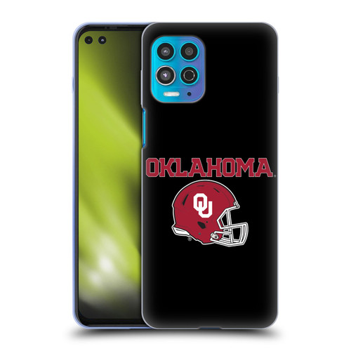 University of Oklahoma OU The University of Oklahoma Helmet Logotype Soft Gel Case for Motorola Moto G100