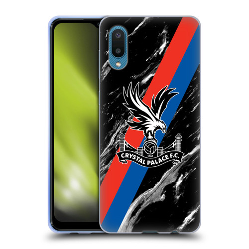 Crystal Palace FC Crest Black Marble Soft Gel Case for Samsung Galaxy A02/M02 (2021)