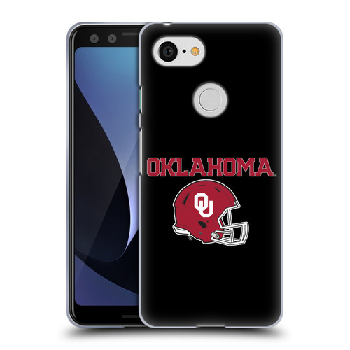 University of Oklahoma OU The University of Oklahoma Helmet Logotype Soft Gel Case for Google Pixel 3