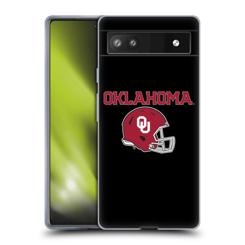 University of Oklahoma OU The University of Oklahoma Helmet Logotype Soft Gel Case for Google Pixel 6a