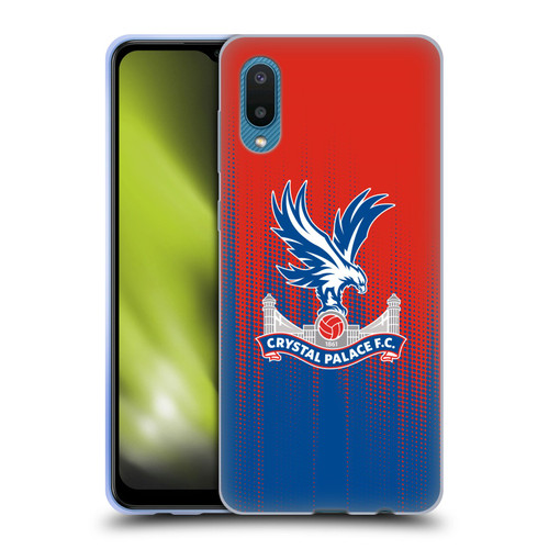 Crystal Palace FC Crest Halftone Soft Gel Case for Samsung Galaxy A02/M02 (2021)