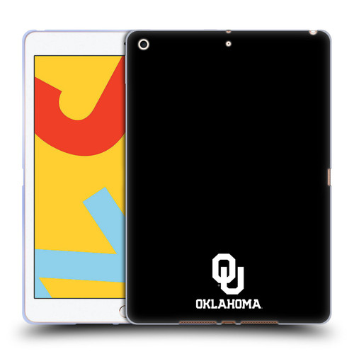 University of Oklahoma OU The University of Oklahoma Logo Soft Gel Case for Apple iPad 10.2 2019/2020/2021