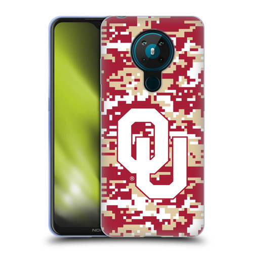 University of Oklahoma OU The University of Oklahoma Digital Camouflage Soft Gel Case for Nokia 5.3