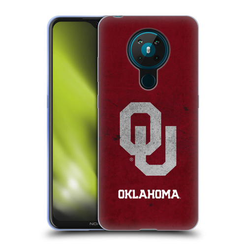 University of Oklahoma OU The University of Oklahoma Distressed Look Soft Gel Case for Nokia 5.3