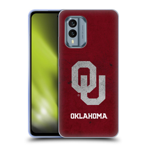 University of Oklahoma OU The University of Oklahoma Distressed Look Soft Gel Case for Nokia X30