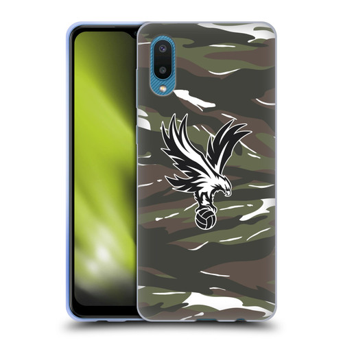 Crystal Palace FC Crest Woodland Camouflage Soft Gel Case for Samsung Galaxy A02/M02 (2021)