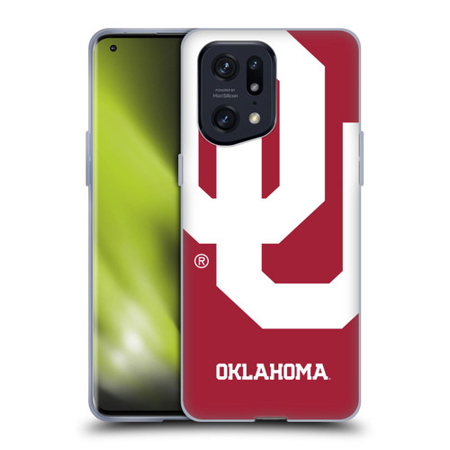 University of Oklahoma OU The University of Oklahoma Oversized Icon Soft Gel Case for OPPO Find X5 Pro