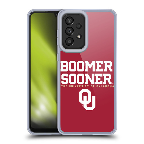 University of Oklahoma OU The University of Oklahoma Boomer Sooner Soft Gel Case for Samsung Galaxy A33 5G (2022)