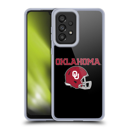 University of Oklahoma OU The University of Oklahoma Helmet Logotype Soft Gel Case for Samsung Galaxy A33 5G (2022)