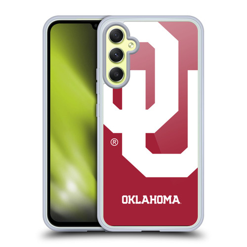 University of Oklahoma OU The University of Oklahoma Oversized Icon Soft Gel Case for Samsung Galaxy A34 5G