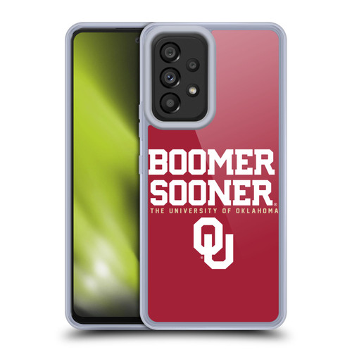 University of Oklahoma OU The University of Oklahoma Boomer Sooner Soft Gel Case for Samsung Galaxy A53 5G (2022)