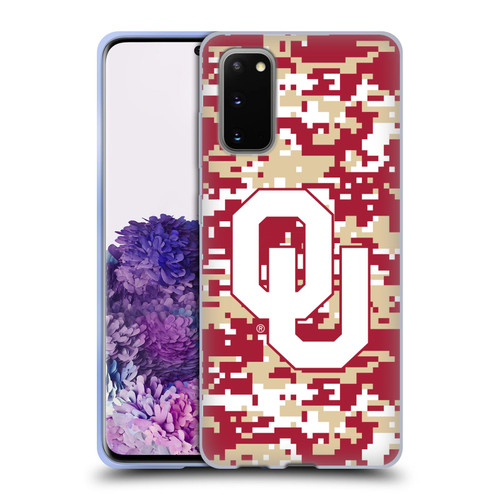 University of Oklahoma OU The University of Oklahoma Digital Camouflage Soft Gel Case for Samsung Galaxy S20 / S20 5G