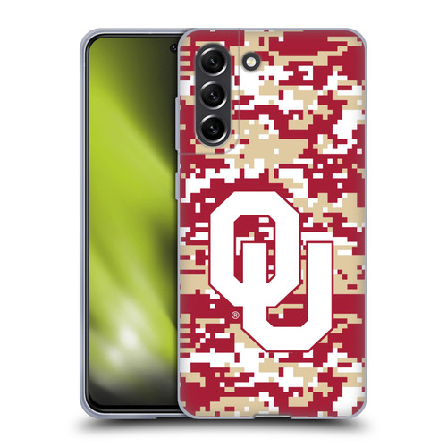 University of Oklahoma OU The University of Oklahoma Digital Camouflage Soft Gel Case for Samsung Galaxy S21 FE 5G