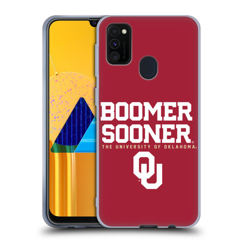 University of Oklahoma OU The University of Oklahoma Boomer Sooner Soft Gel Case for Samsung Galaxy M30s (2019)/M21 (2020)