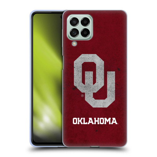 University of Oklahoma OU The University of Oklahoma Distressed Look Soft Gel Case for Samsung Galaxy M53 (2022)