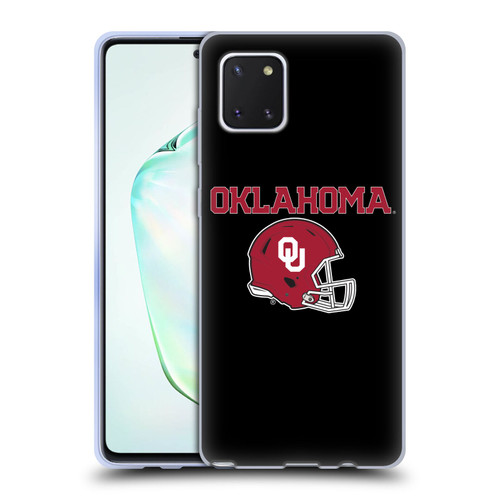 University of Oklahoma OU The University of Oklahoma Helmet Logotype Soft Gel Case for Samsung Galaxy Note10 Lite